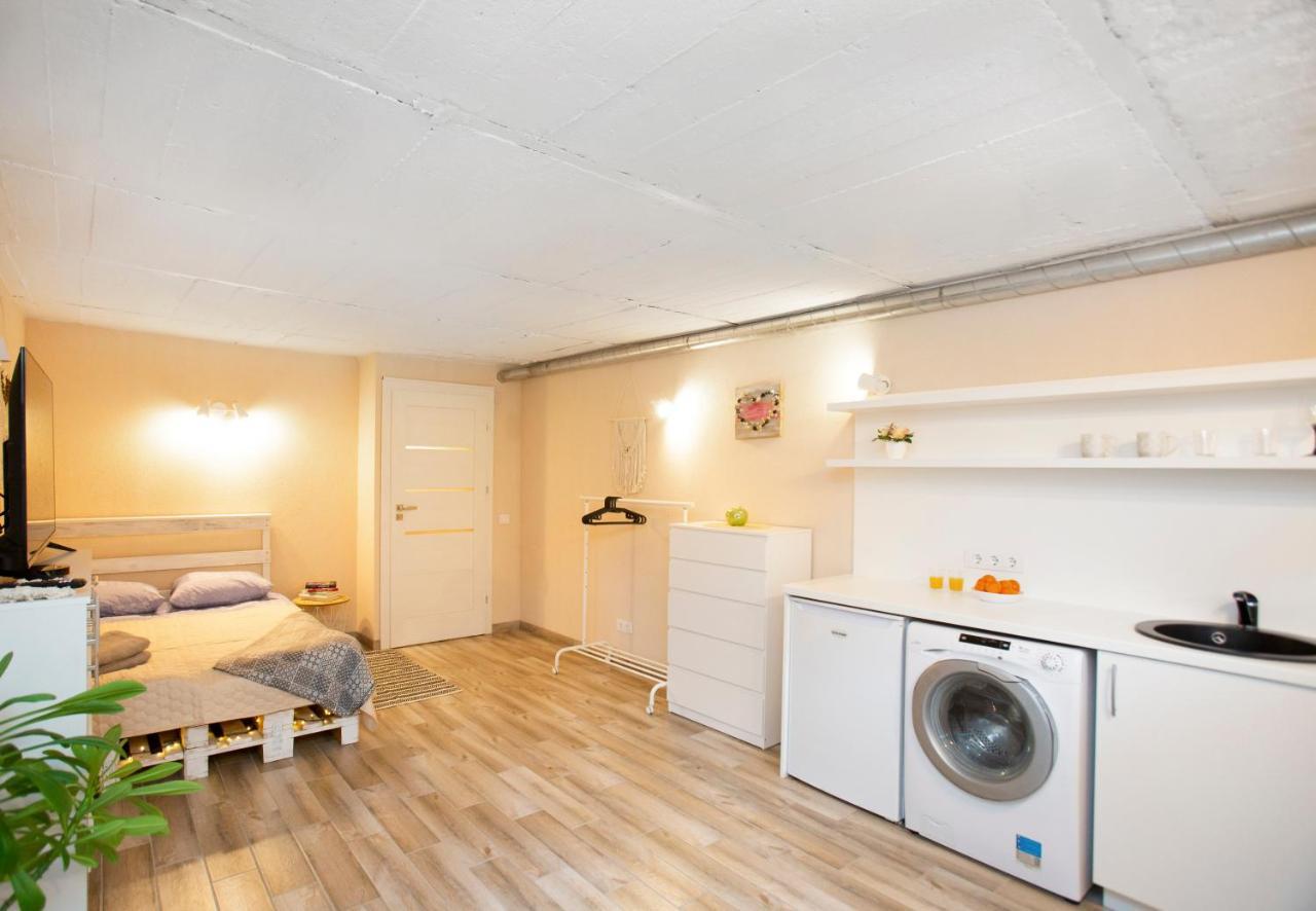 Apartment In Garage With Free Parking Kaunas Luaran gambar